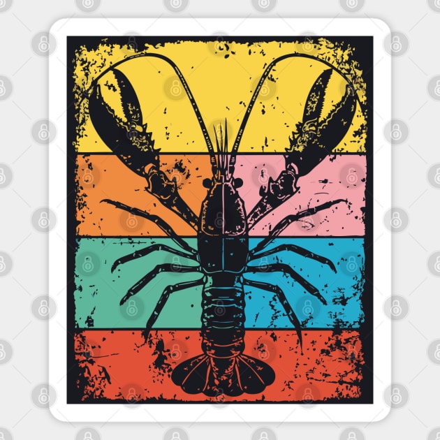 Colorful Mantis Shrimp Pop Art | Ocean Superpower Magnet by TuncGK
